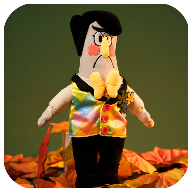 Frank Plush (with Springtime Pin)