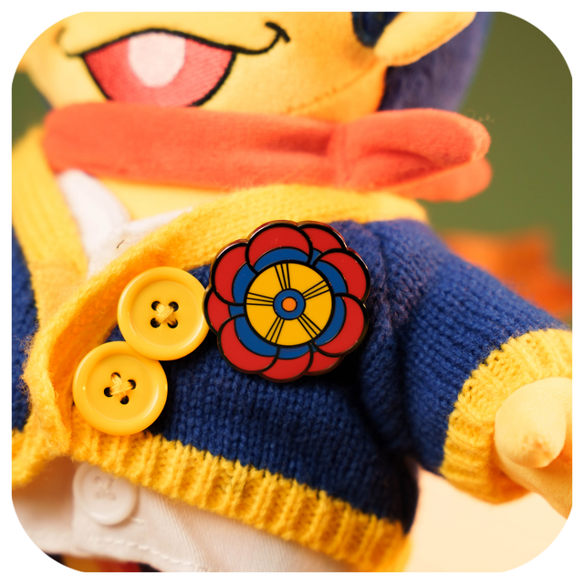 Wally Plush (with Springtime Pin)