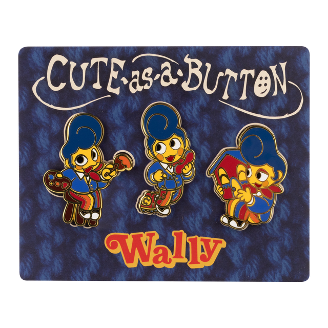 “Cute as a Button” Wally Darling Pin Set
