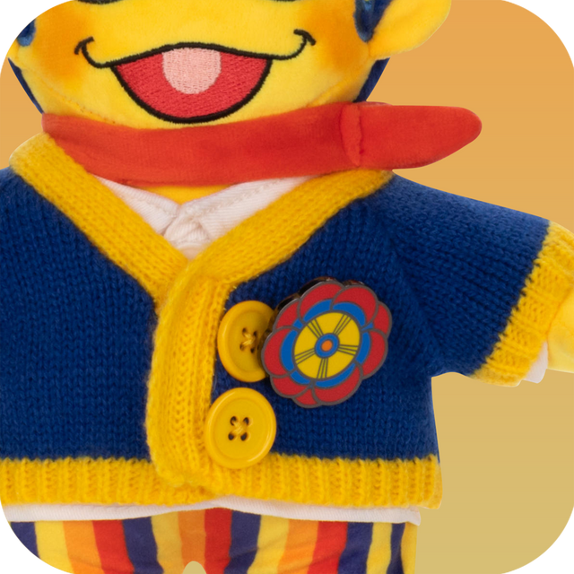 Wally Plush (with Springtime Pin)