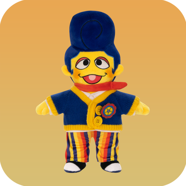 Wally Plush (with Springtime Pin)