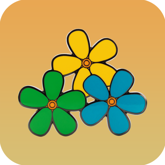 Frank Plush (with Springtime Pin)