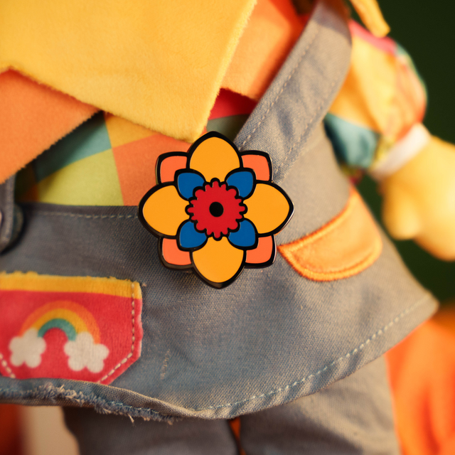 Sally Plush (with 1" Springtime Pin)